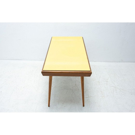 Image 1 of Vintage Couchtisch aus Buchenholz von Interiér Praha, Tschechoslowakei 1960