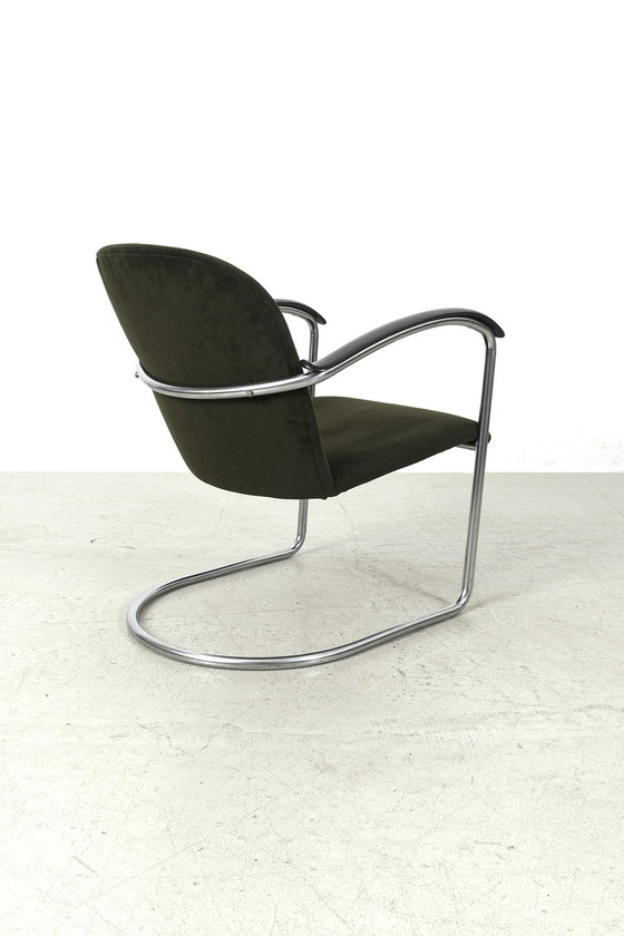 Image 1 of Niederländischer Original Gebr. van der Stroom Modell 414 Gipsstuhl