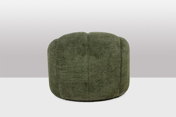 Image 1 of Paar Stoffsessel Mit Schnallen. Zeitgenössisch.