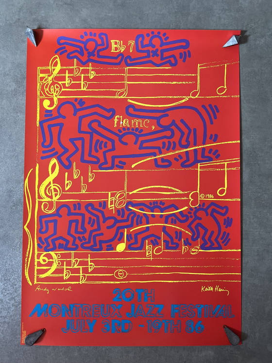 Image 1 of Andy Warhol Keith Haring Streetart Montreux Jazz Festival Exhibit