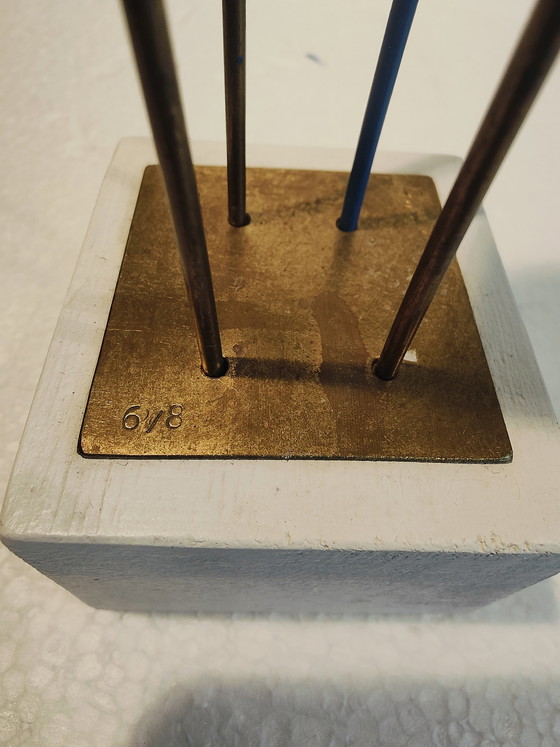 Image 1 of Vintage Jarc Katze Statue auf Sockel einzigartig