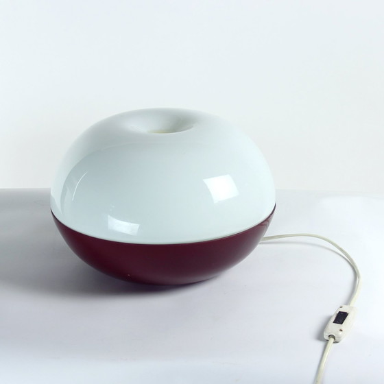 Image 1 of Große Opalglas-Tischlampe, Tschechoslowakei 1960er Jahre