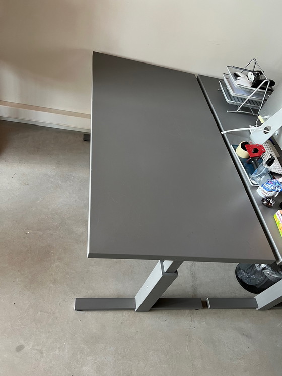 Image 1 of Gispen Steeltop Schreibtisch von Peter de Boer