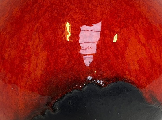 Image 1 of Kugelförmige Keramiklampe im westdeutschen Stil, 1960er Jahre