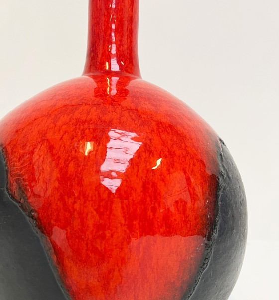 Image 1 of Kugelförmige Keramiklampe im westdeutschen Stil, 1960er Jahre