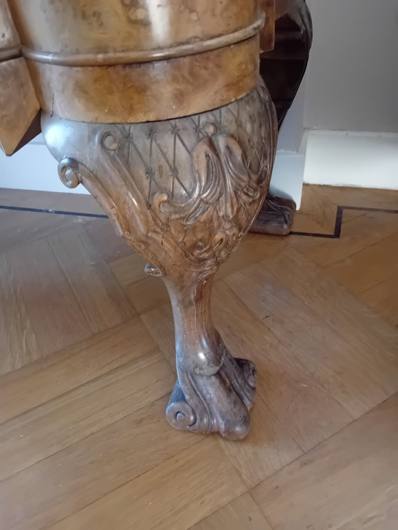 Image 1 of Antikes Sideboard Nussbaum, 3 Schubladen