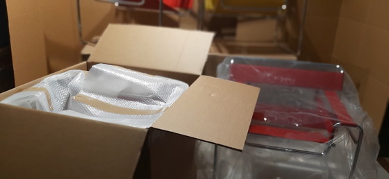 Image 1 of Knoll Wassily B3 New-Never-Used Armchair In Bernstein Leder von Marcel Breuer