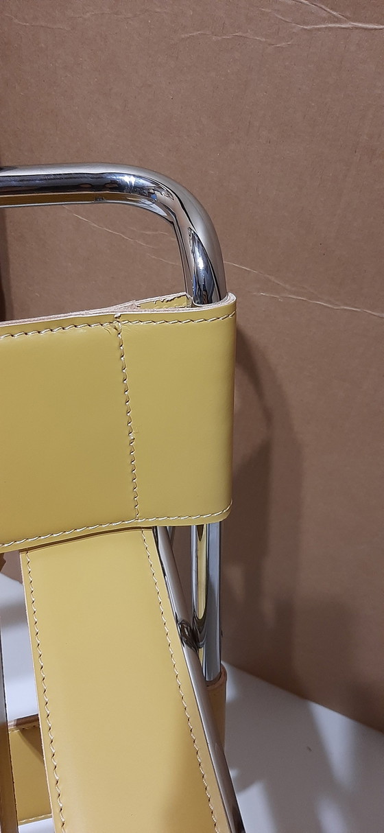 Image 1 of Knoll Wassily B3 New-Never-Used Armchair In Bernstein Leder von Marcel Breuer