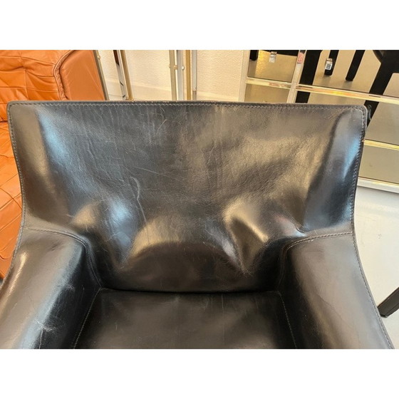 Image 1 of Paar Vintage-Sessel Cab 414 von Mario Bellini für Cassina, 1970