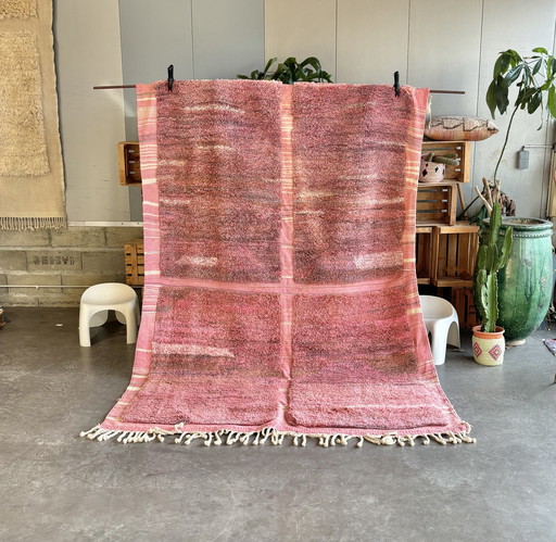 Boho Chic Marokkanischer Berber Wollteppich 210X300 Cm