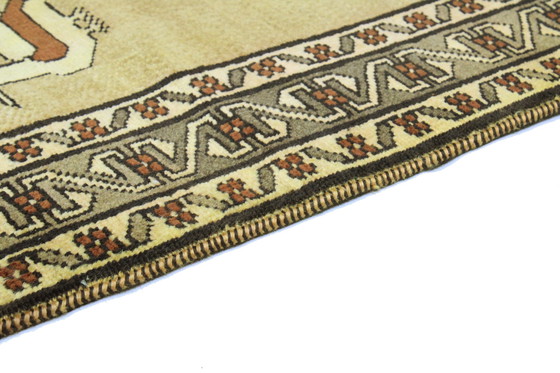 Image 1 of Perserteppich Alter Ghashghai Shiraz Nomaden Teppich  203 X 106 Cm