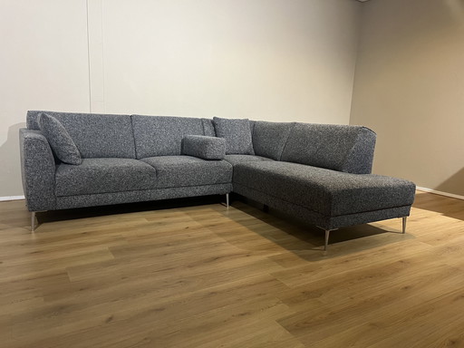 Montel Silver Plus Ecksofa Grau Design Neuer Zustand