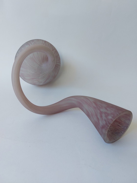 Image 1 of Vase aus mundgeblasenem Glas