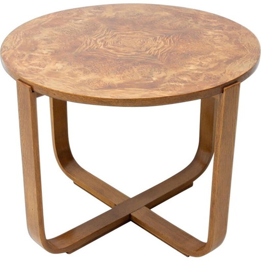 Modernistischer Couchtisch aus gebogener Buche "H-168" von Jindrich Halabala für UP Závody, 1930