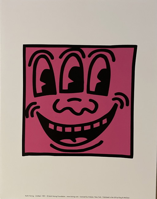 Keith Haring (1958-1990), Ohne Titel, 1981, Copyright Keith Haring Foundation, Gedruckt im Vereinigten Königreich