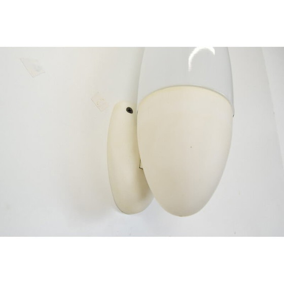 Image 1 of Mid Century Wandlampe aus Bakelit und Glas, Tschechoslowakei 1960er Jahre