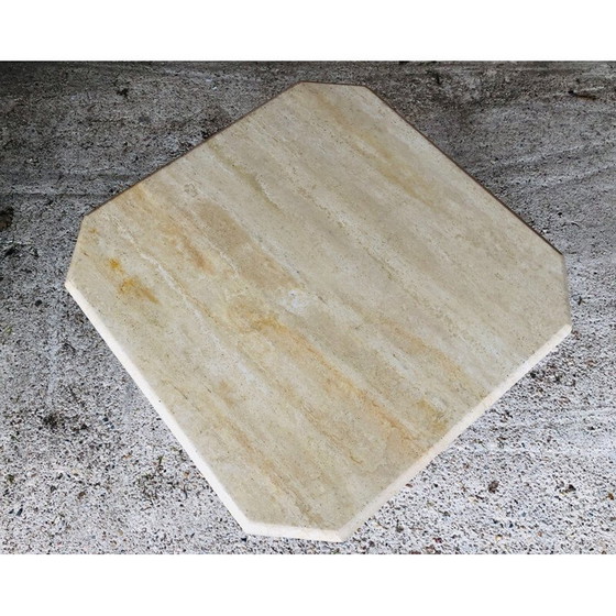 Image 1 of Vintage Couchtisch aus Travertin, Italien 1970