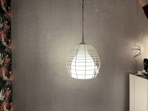 Foscarini Dieselkäfig Piccola Weiß