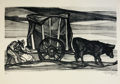 Pablo O'Higgins - Lithographie