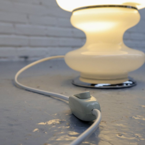 Image 1 of Space Age Italienische Glas-Tischlampe '70S