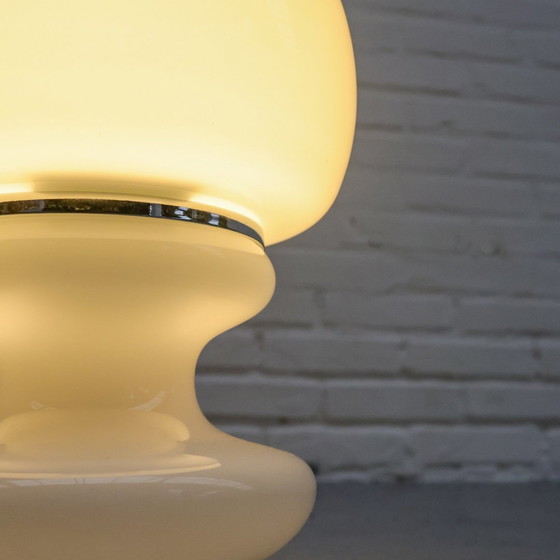 Image 1 of Space Age Italienische Glas-Tischlampe '70S