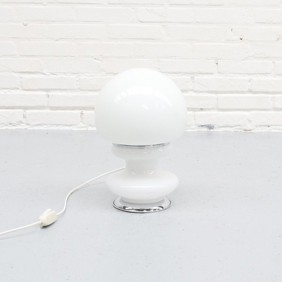 Image 1 of Space Age Italienische Glas-Tischlampe '70S