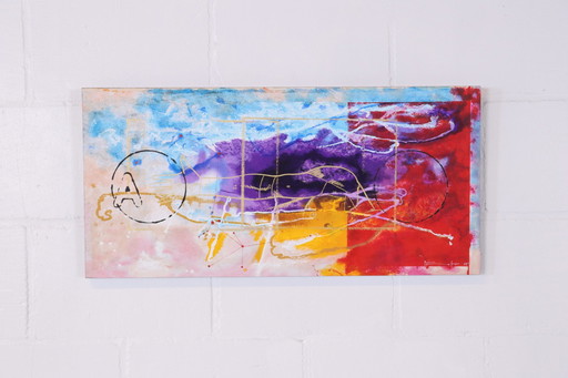 Siebdruck auf Tafel von Piotr Konkel W61