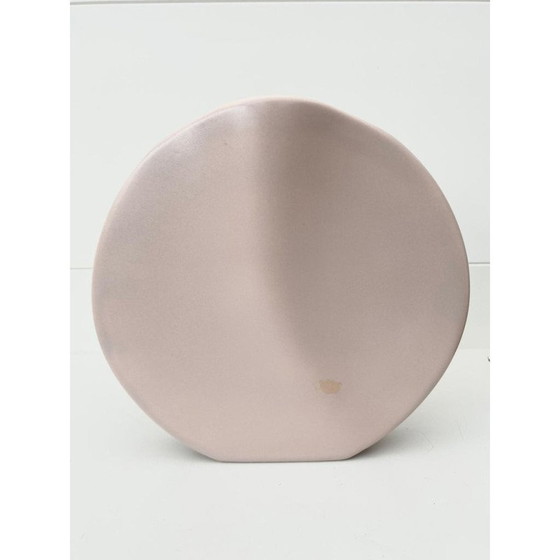 Image 1 of Paar rosa Vasen von Dorothe van Agthoven für Flora Keramiek, 1980er Jahre