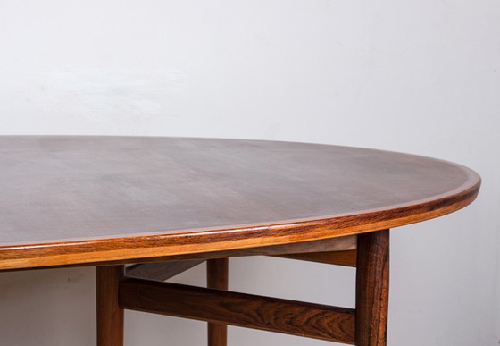 Image 1 of Sehr großer, ausziehbarer Dänischer Esstisch aus Palisanderholz Modell 212 Von Arne Vodder Für Sibast 1960.