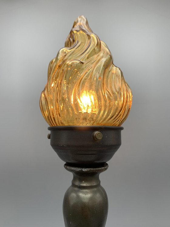 Image 1 of Art Deco Lady Lampe (französisch) ca. 1925