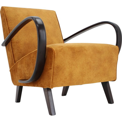Vintage-Sessel von Jindrich Halabala, Tschechoslowakei 1950