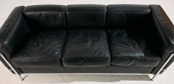 Image 1 of Mk10899 Lc2 Sofa von Le Corbusier, Pierre Jeanneret und Charlotte Perriand für Cassina