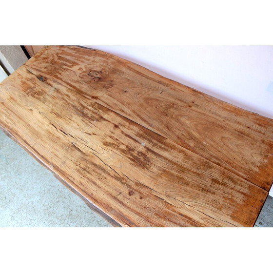 Image 1 of Vintage-Wohnzimmertisch aus massiver Ulme, 1960