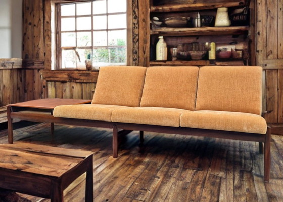 Image 1 of Teakholzsofa Von Gunnar Sørlie, Skandinavischer Vintage 1960S