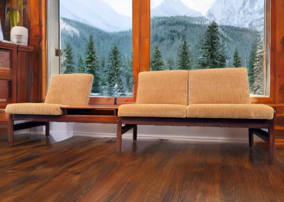 Image 1 of Teakholzsofa Von Gunnar Sørlie, Skandinavischer Vintage 1960S