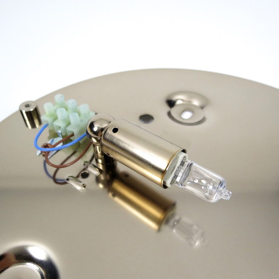 Image 1 of Set aus 2 Wandleuchten aus Messing und Glas, 1980er