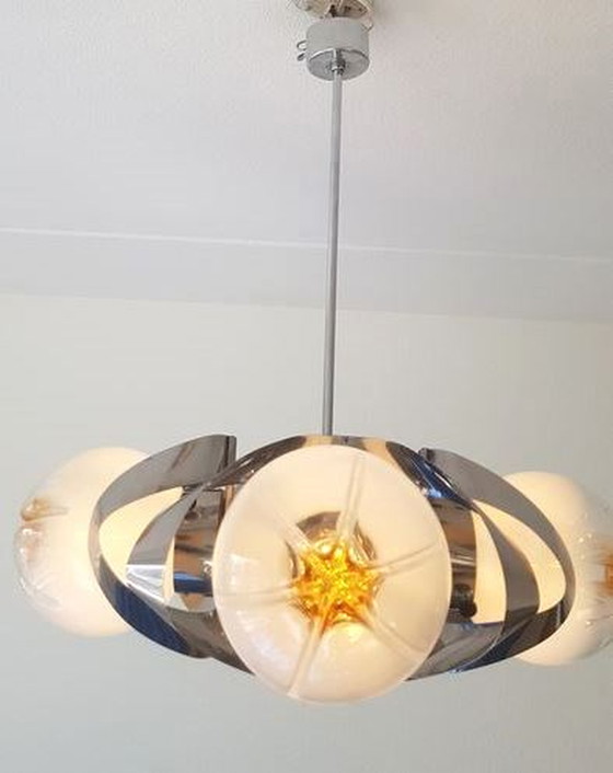 Image 1 of Vintage Mazzega Murano. Kronleuchter aus den 70er Jahren