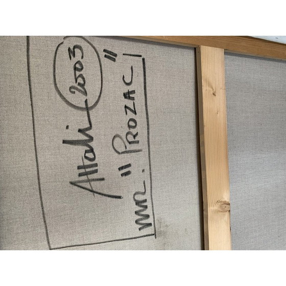 Image 1 of Vintage Acrylgemälde auf Leinwand von Jean Attali