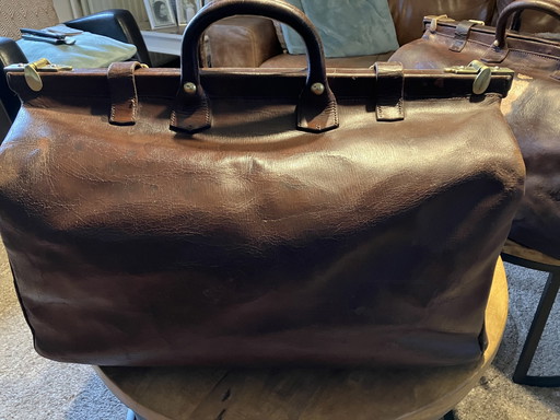 Große Gladstone-Tasche Reisetasche Arzttasche