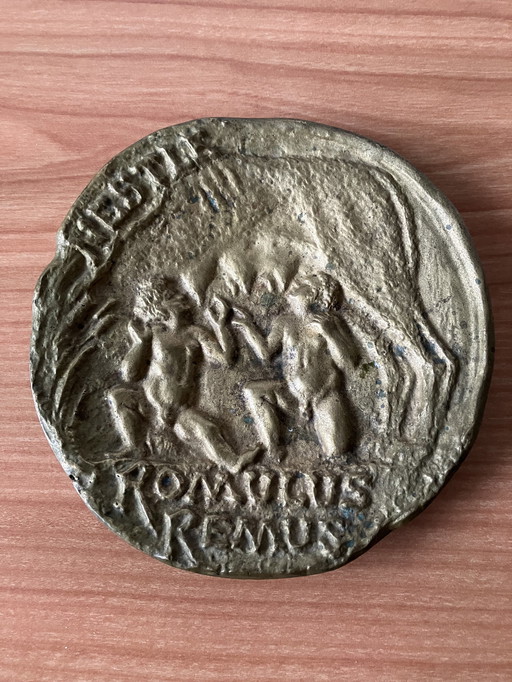 Bronze Vide Poch Max Le Verrier - Romulus Remus für Nestle