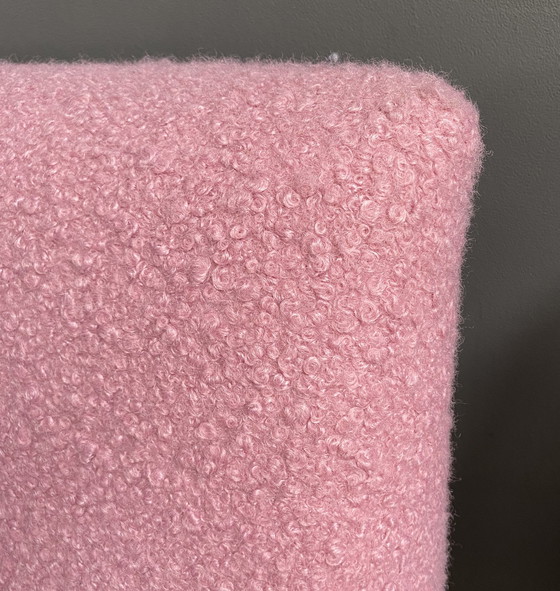 Image 1 of Rosafarbene Bouclé-Stühle von Jiri Jiroutek 1960s