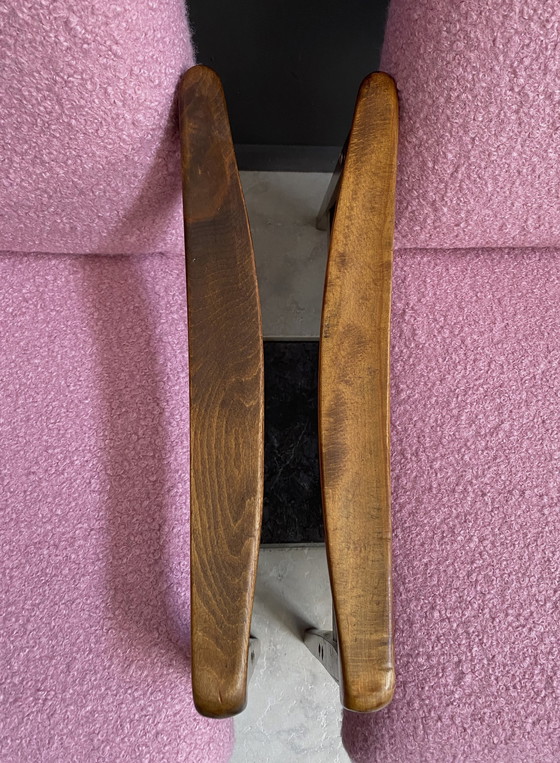 Image 1 of Rosafarbene Bouclé-Stühle von Jiri Jiroutek 1960s