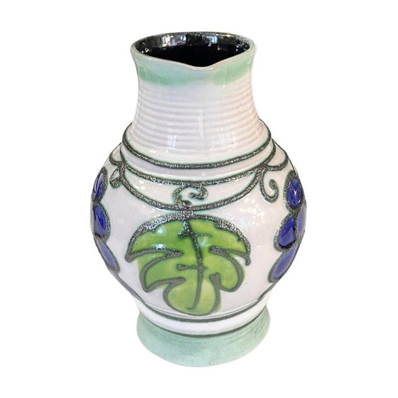 Image 1 of Vintage-Keramikkrug mit Henkel für Strehla Keramik, Deutschland 1970