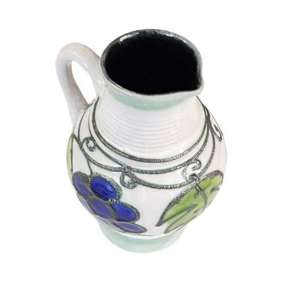 Image 1 of Vintage-Keramikkrug mit Henkel für Strehla Keramik, Deutschland 1970