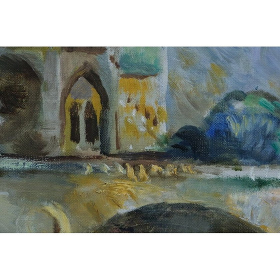 Image 1 of Schwedisches Vintage-Gemälde von Jules Schyl, 1960er Jahre