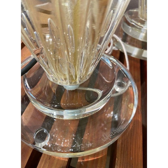 Image 1 of Paar alte Toso-Lampen aus Muranoglas 1980