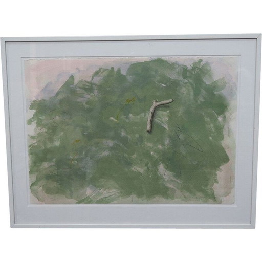 Farbige Lithographie von Lennart Aschenbrenner, 1980