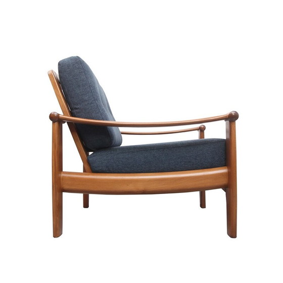 Image 1 of Vintage Sessel in dunkelblau - 1960er Jahre