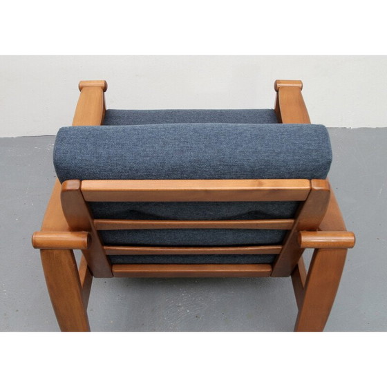 Image 1 of Vintage Sessel in dunkelblau - 1960er Jahre