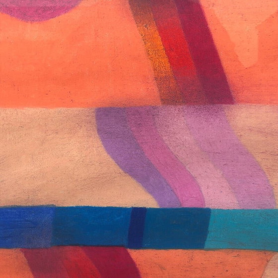 Image 1 of Vintage-Gemälde auf Papier von Bernard Myers